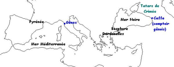 Siège de Caffa et contamination
